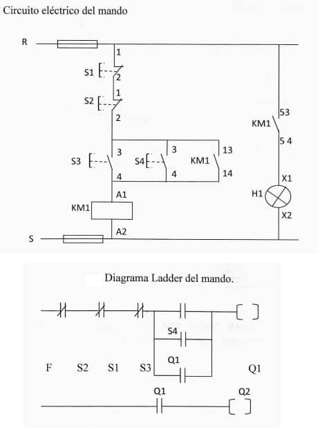 convertir logica cableada a programada de contactos