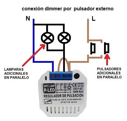 Convertir interruptor en pulsador/regulador de luz - MainMind