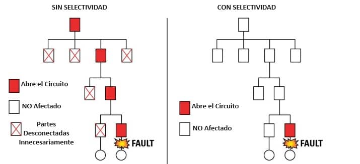 selectividad protecciones